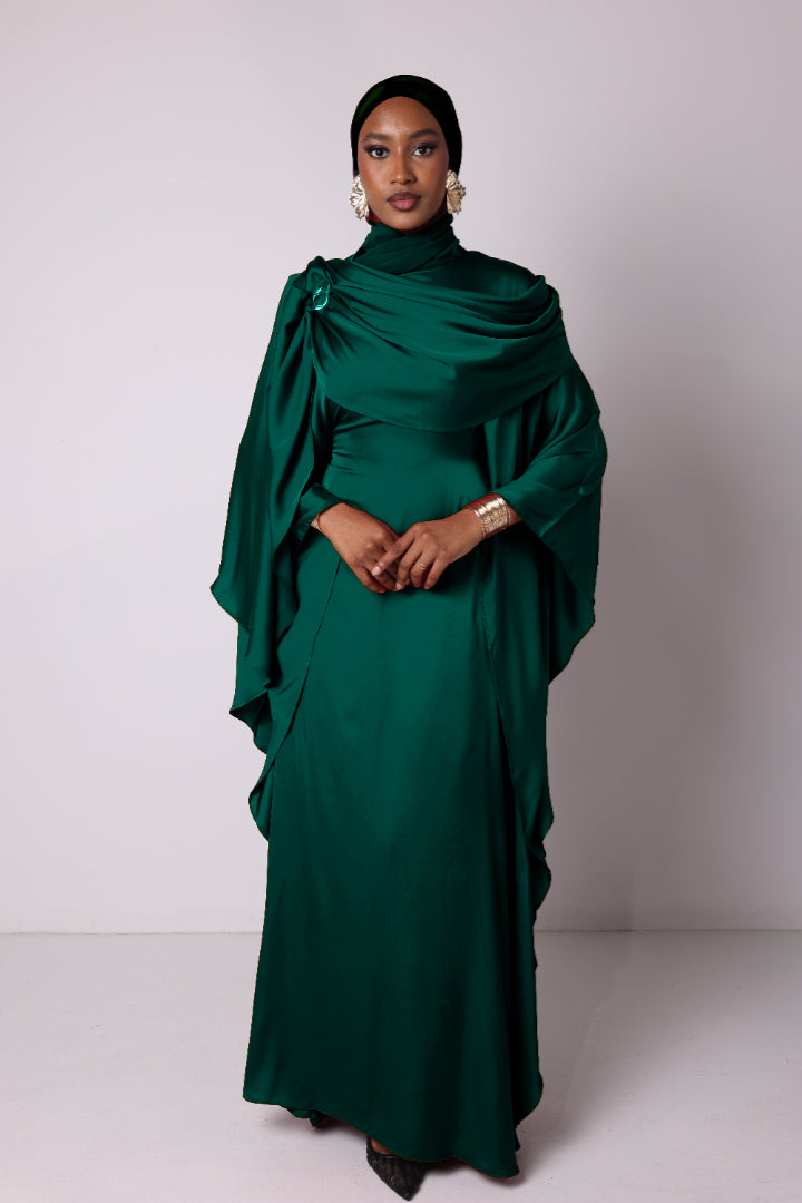 Sage Wrap Dress