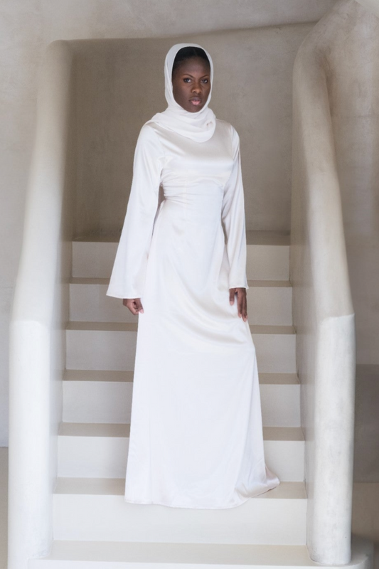 Aria Silk Maxi Dress