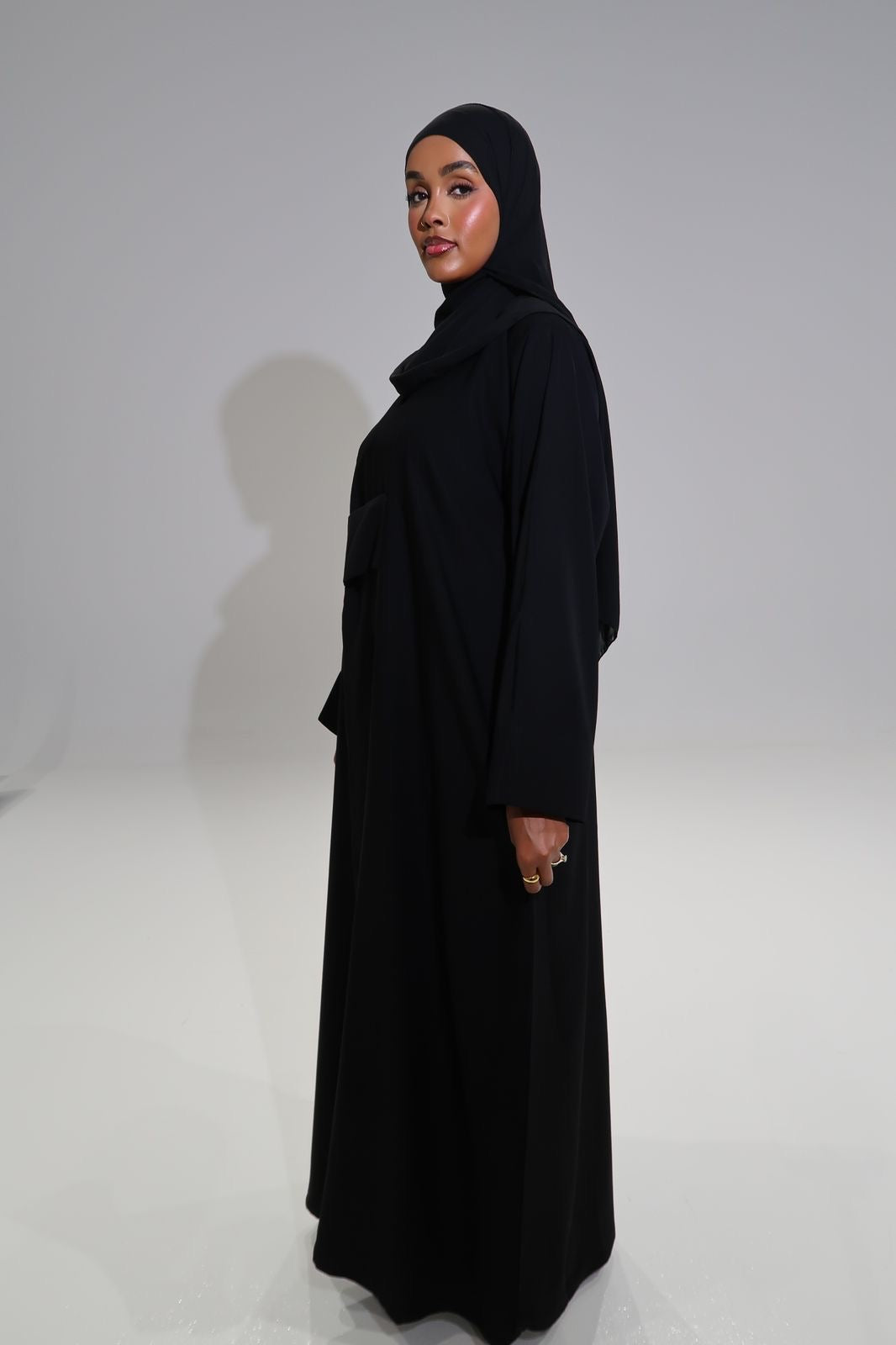 Matte Black Abaya