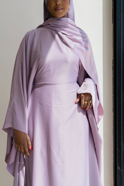 Athena dress with shawl piece