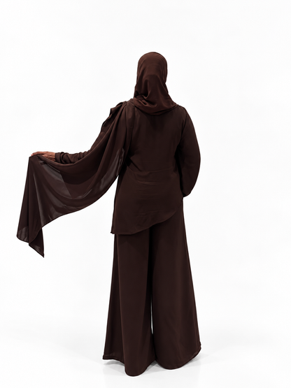 Ghalia Two Pieces Brown Set