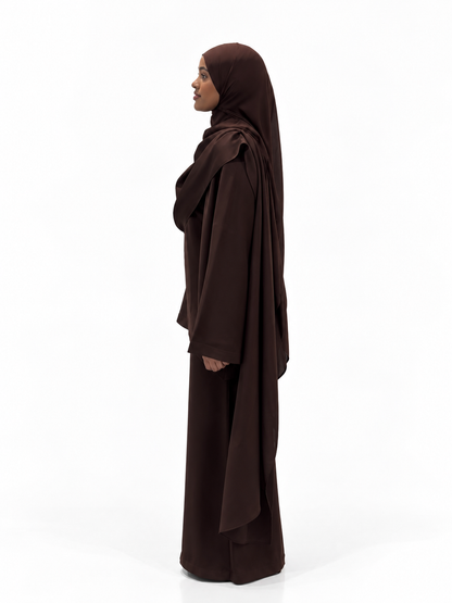 Ghalia Two Pieces Brown Set