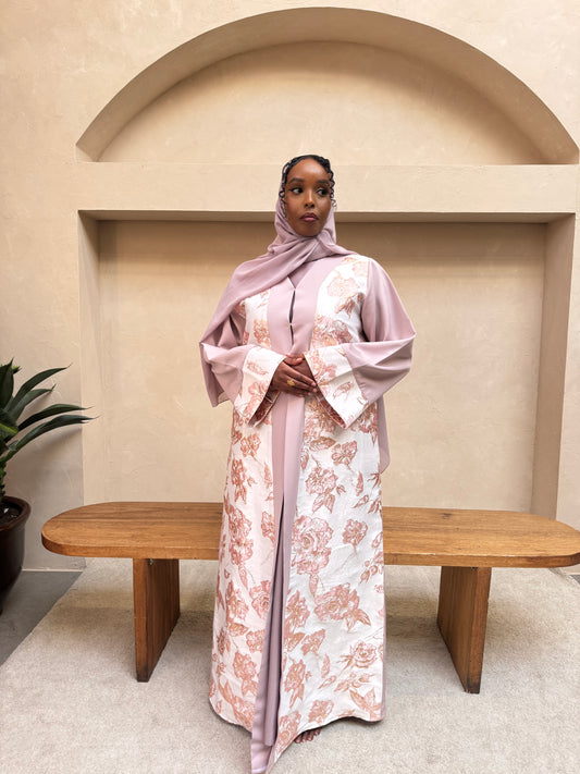 Soft Rose Abaya