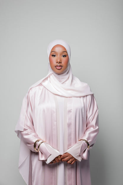 Barbie Satin Abaya With Soft Hands Details