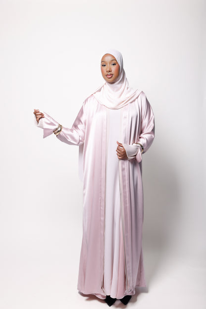 Barbie Satin Abaya With Soft Hands Details