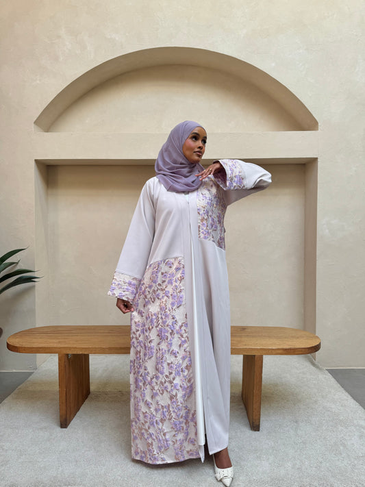 Lavender Dust Abaya