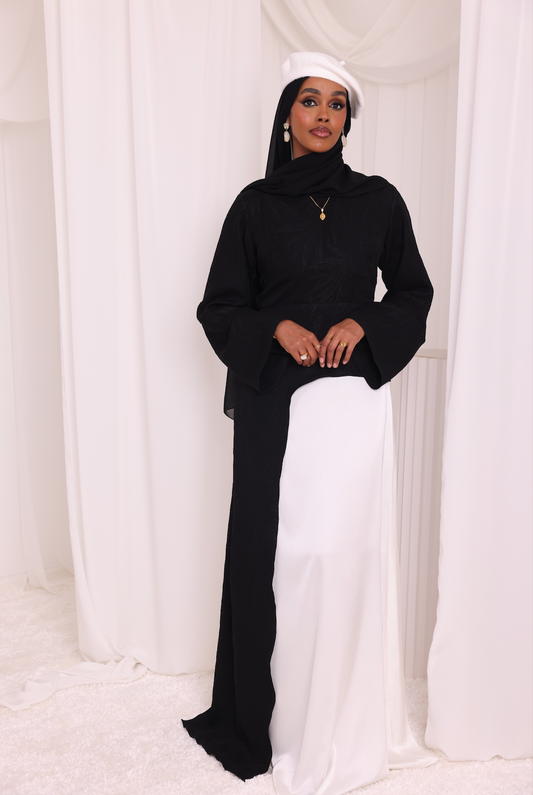 Ivory Eclipse Asymmetrical Dress