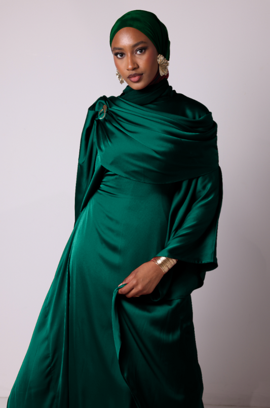 Sage Wrap Dress